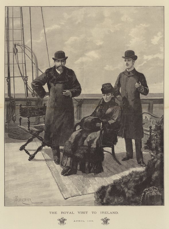 Královská návštěva Irska, duben 1885 od Amedee Forestier