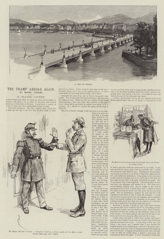 The Tramp Abroad Again, Mark Twain od Amedee Forestier