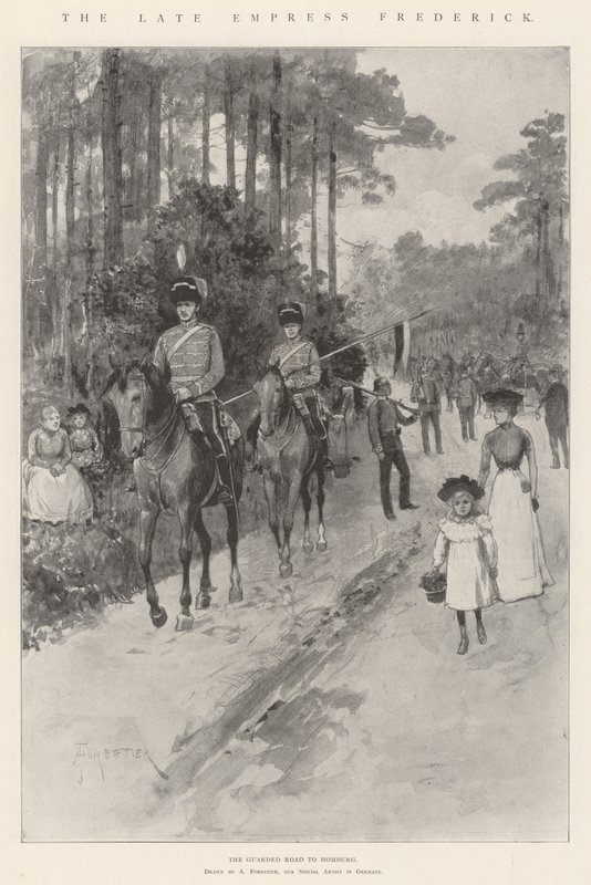 Zesnulá císařovna Frederick od Amedee Forestier