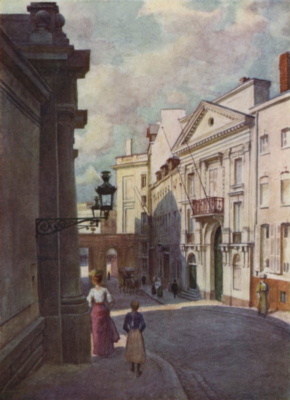 Rue de Namur, Brusel od after Amedee Forestier