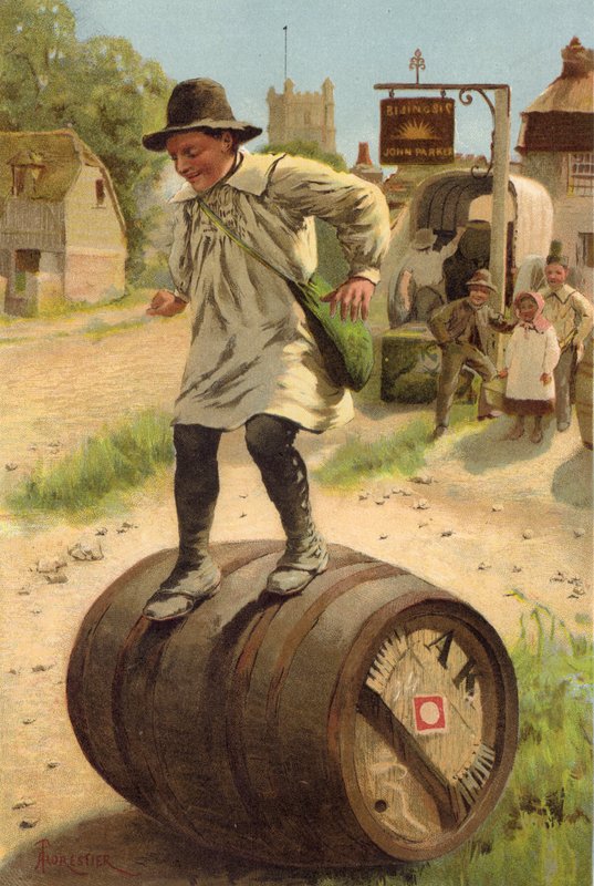 Nebezpečný sport (barva litho) od Amedee (after) Forestier
