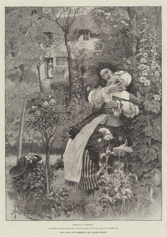 Za víru a svobodu, Walter Besant od Amedee Forestier