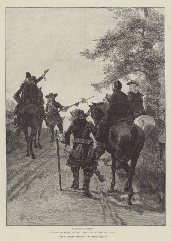 Za víru a svobodu, Walter Besant od Amedee Forestier