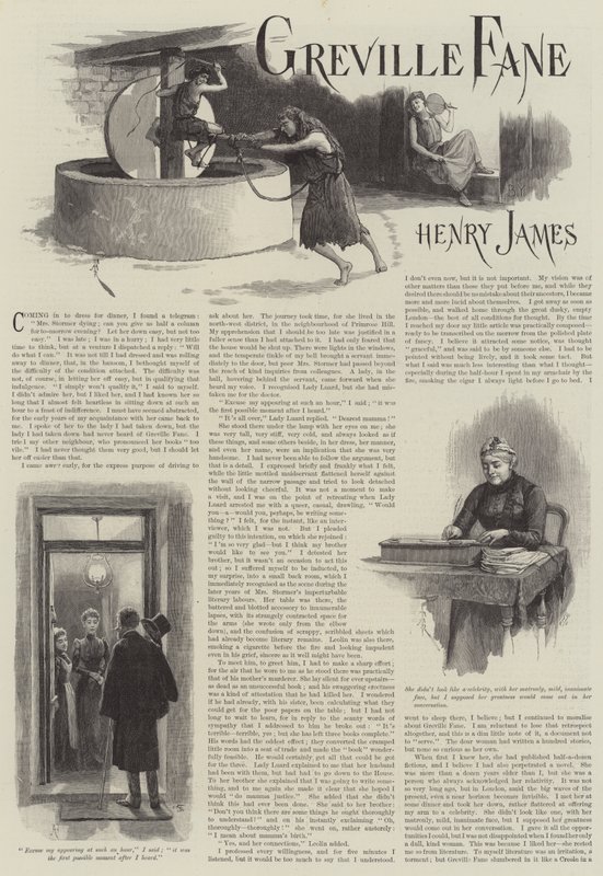 Greville Fane od Henryho Jamese od Amedee Forestier