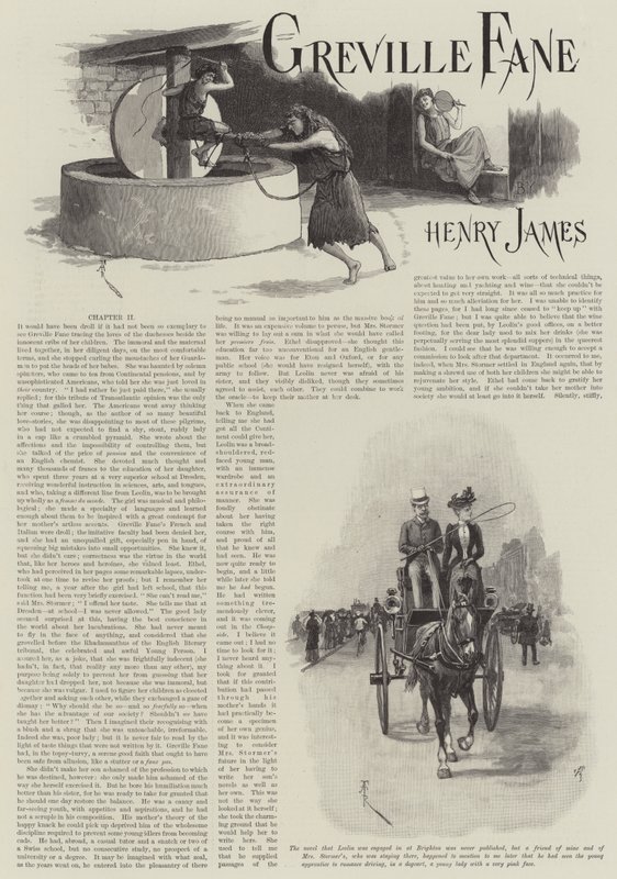 Greville Fane od Henryho Jamese od Amedee Forestier