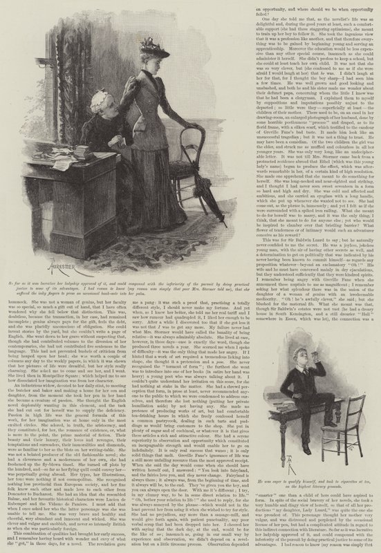 Greville Fane, Henry James od Amedee Forestier