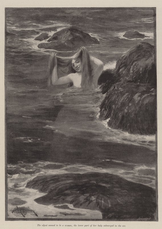 Mermaid of Lighthouse Point, Bret Harte od Amedee Forestier