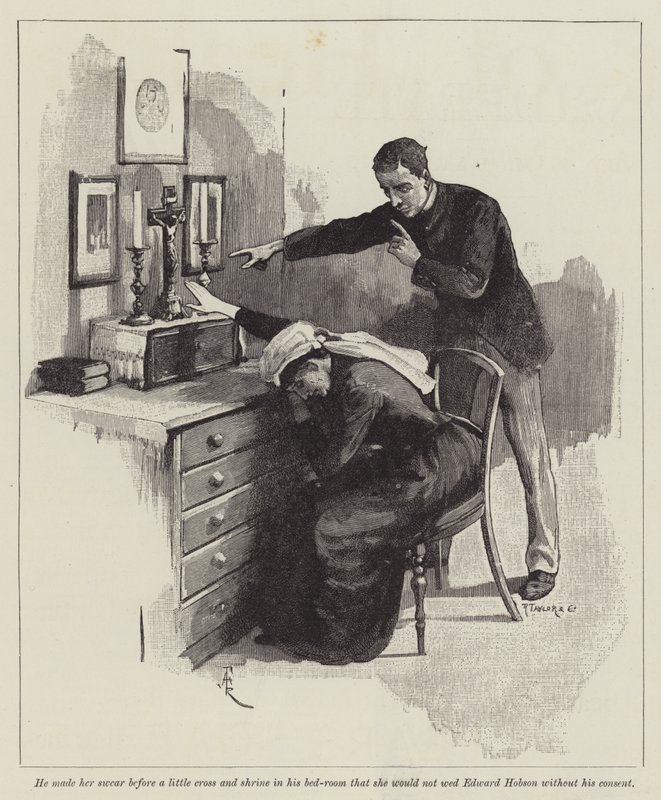 Synovo veto, Thomas Hardy od Amedee Forestier