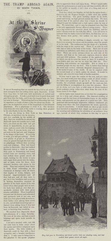 The Tramp Abroad Again, Mark Twain od Amedee Forestier