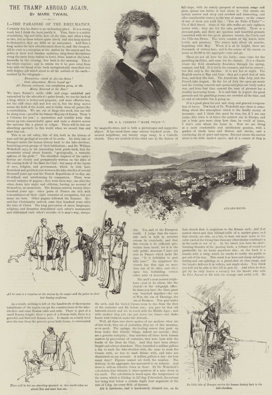 The Tramp Abroad Again, Mark Twain od Amedee Forestier