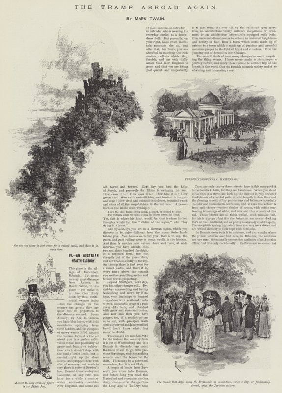 The Tramp Abroad Again, Mark Twain od Amedee Forestier