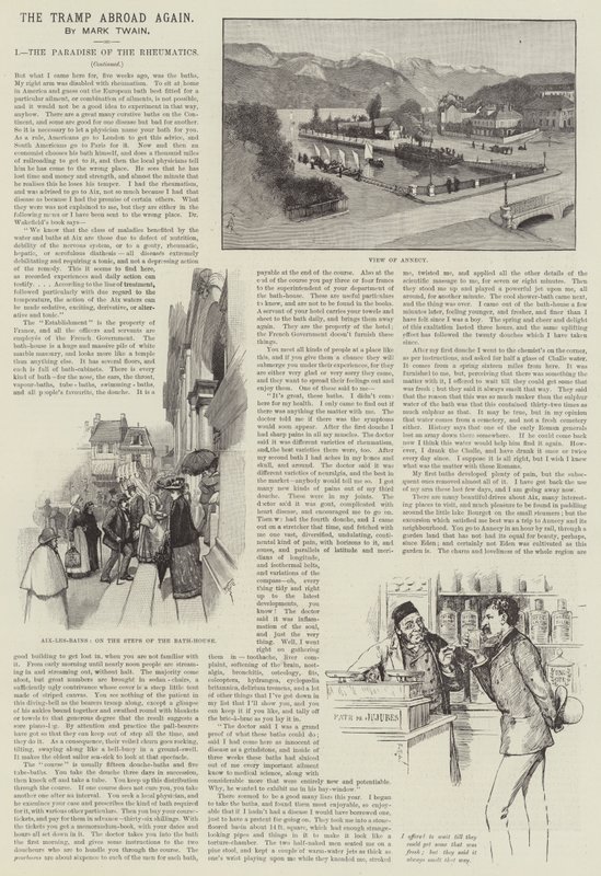 The Tramp Abroad Again, Mark Twain od Amedee Forestier