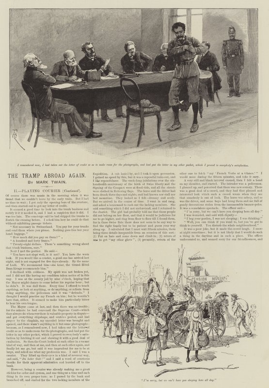 The Tramp Abroad Again, Mark Twain od Amedee Forestier