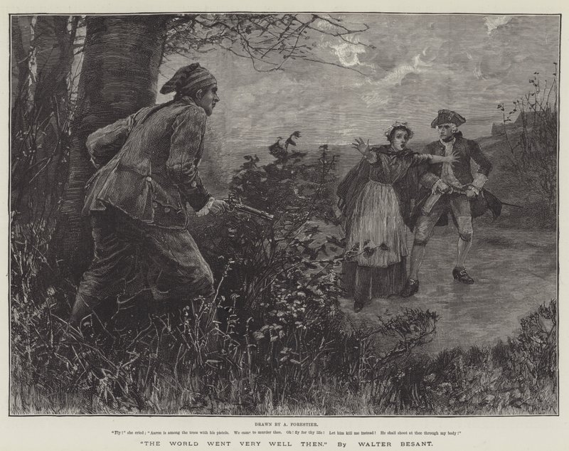 Svět tehdy šel velmi dobře, Walter Besant od Amedee Forestier