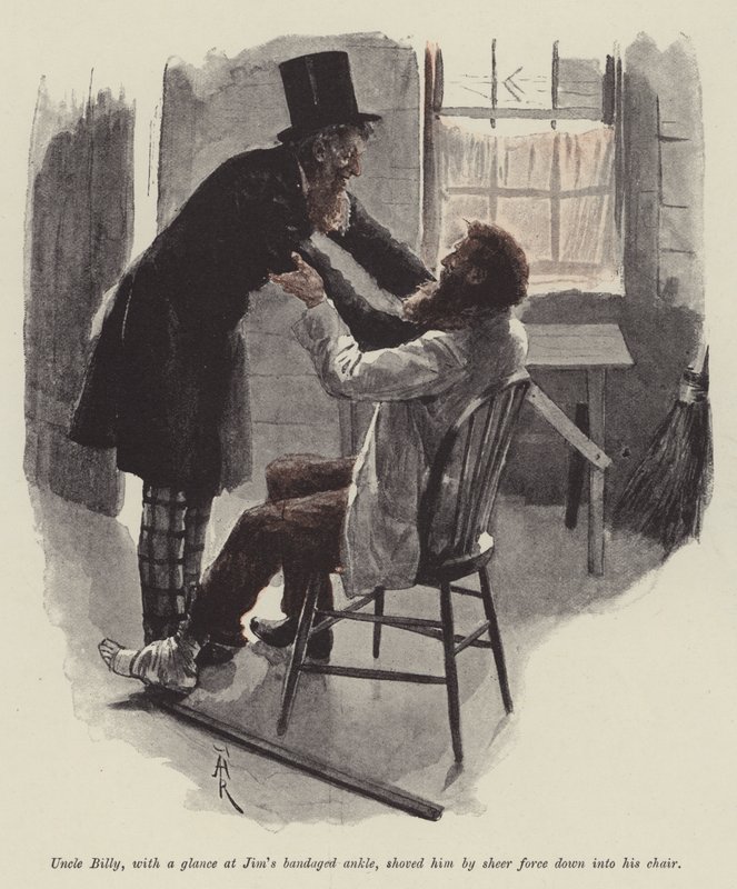 Strýček Jim a strýček Billy, Bret Harte od Amedee Forestier