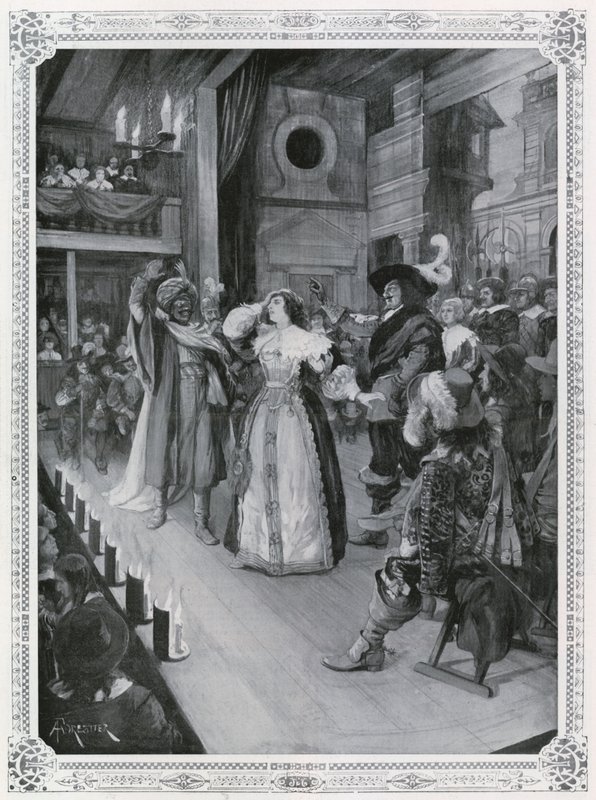 Poprvé se na scéně objevují ženy: Othello, jak byl vyroben v prosinci 1660 od Amedee Forestier