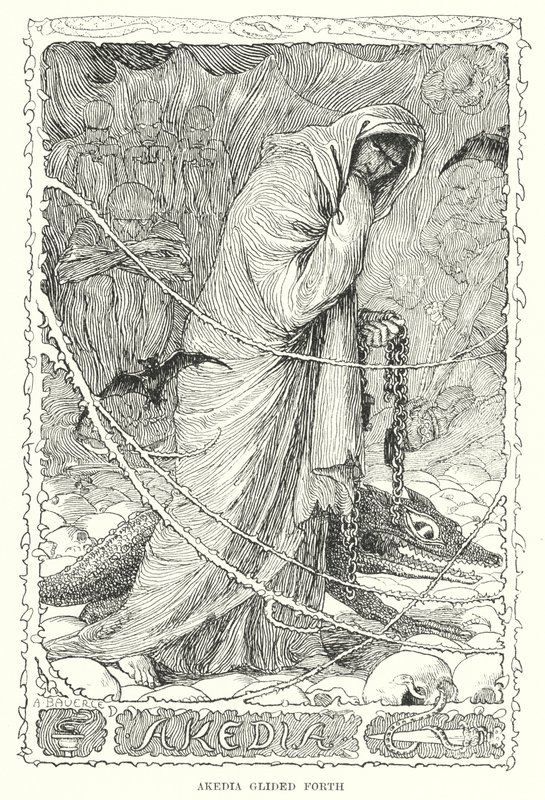 Akedia klouzala vpřed (rytina) od Amelia M. (attr.to) Bowerley or Bauerle