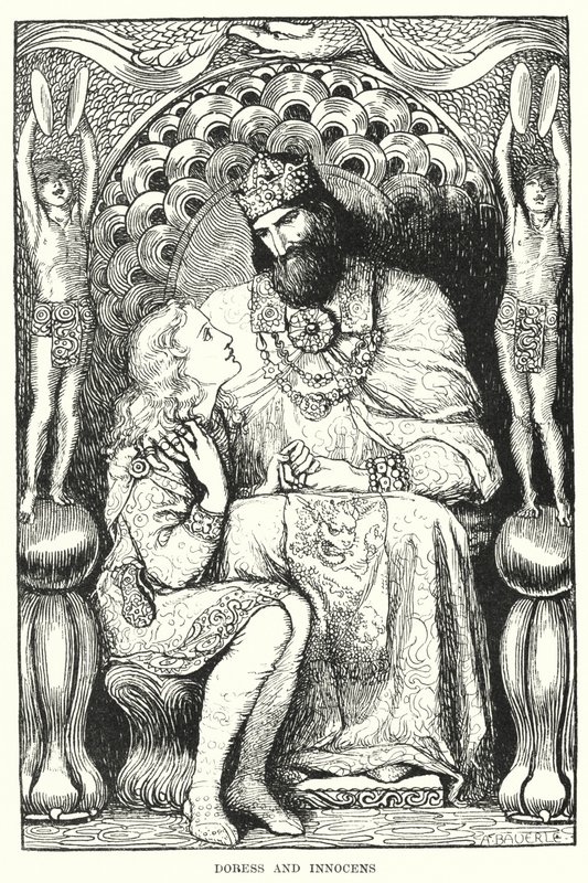 Doress a Innocens (rytina) od Amelia M. (attr.to) Bowerley or Bauerle