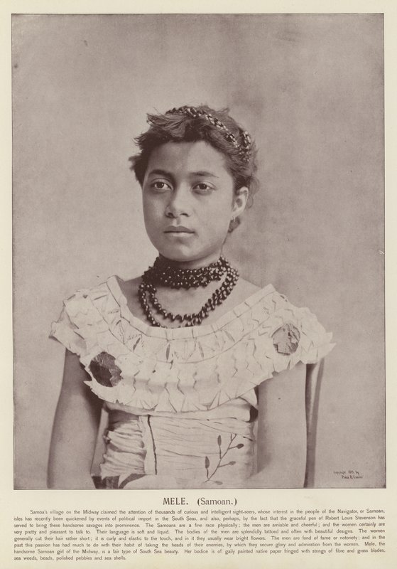 Mele, Samoan od American Photographer