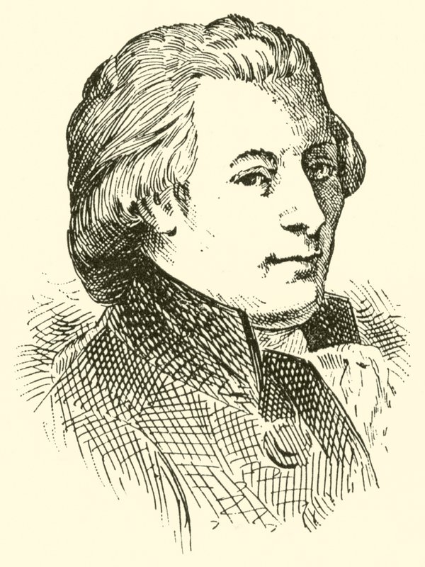 Wolfgang Amadeus Mozart, 1756-1791 od American School