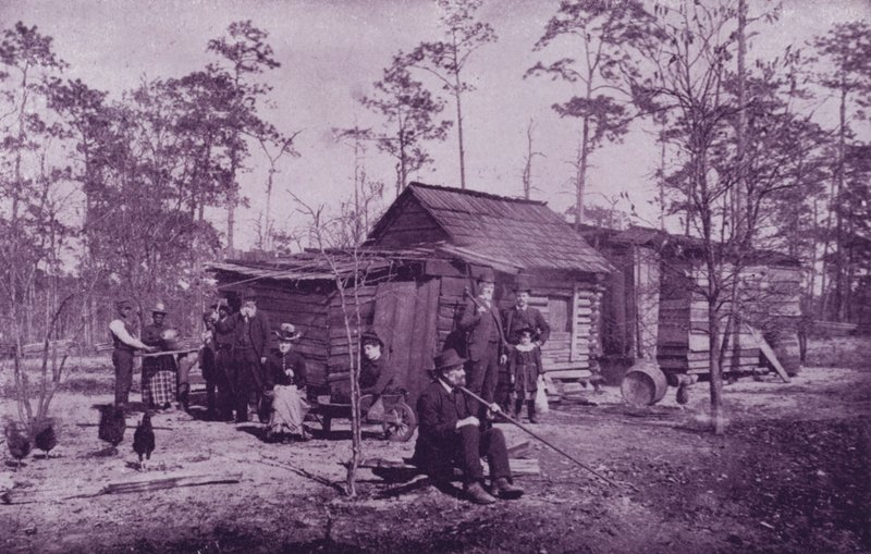 Tábor konzumentů poblíž Lake Worth na Floridě (černobílá fotografie) od American Photographer (after)