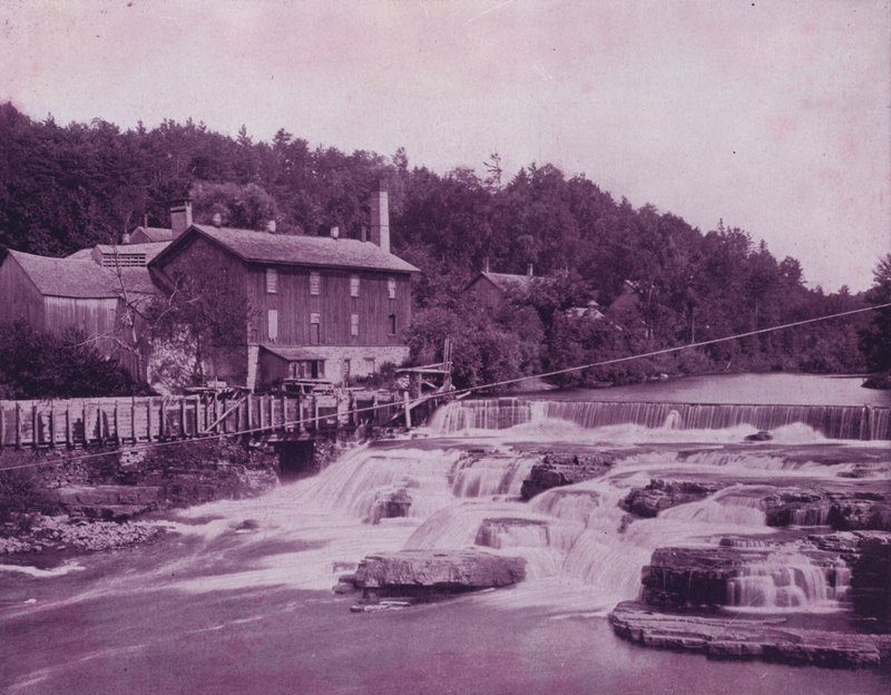 Ausable River, poblíž hlavy propasti (černobílá fotografie) od American Photographer (after)