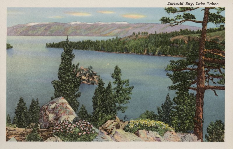 Kalifornie: Emerald Bay, Lake Tahoe (foto) od American Photographer (after)