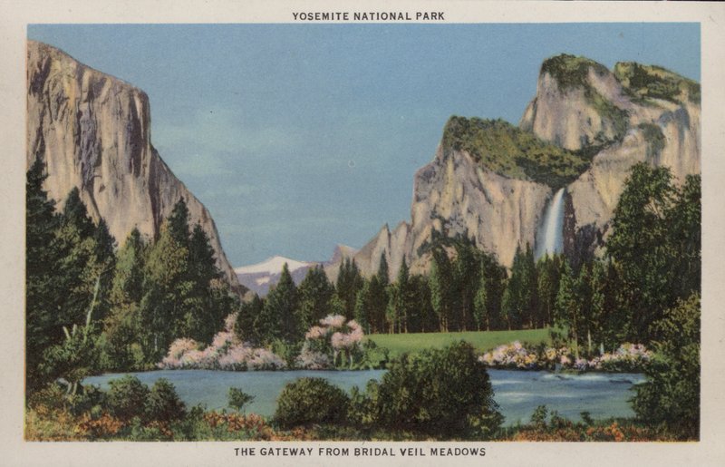Kalifornie: Yosemitský národní park, brána z Bridal Veil Meadows (foto) od American Photographer (after)