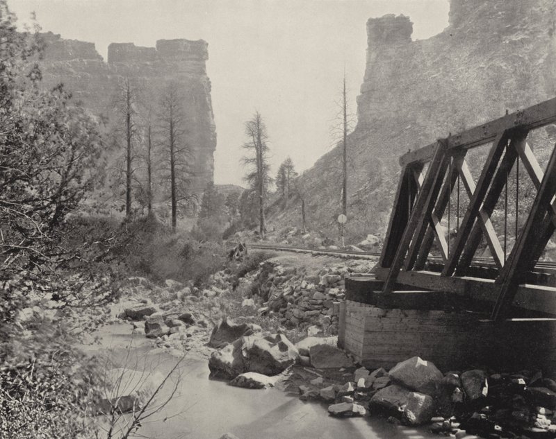 Castle Gate, Utah (černobílá fotografie) od American Photographer (after)