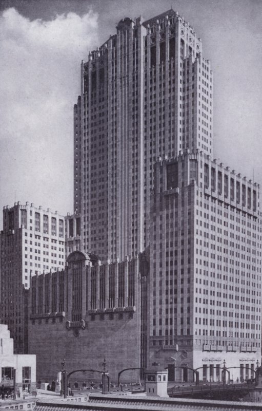 Chicago: The Civic Opera House (černobílá fotografie) od American Photographer (after)