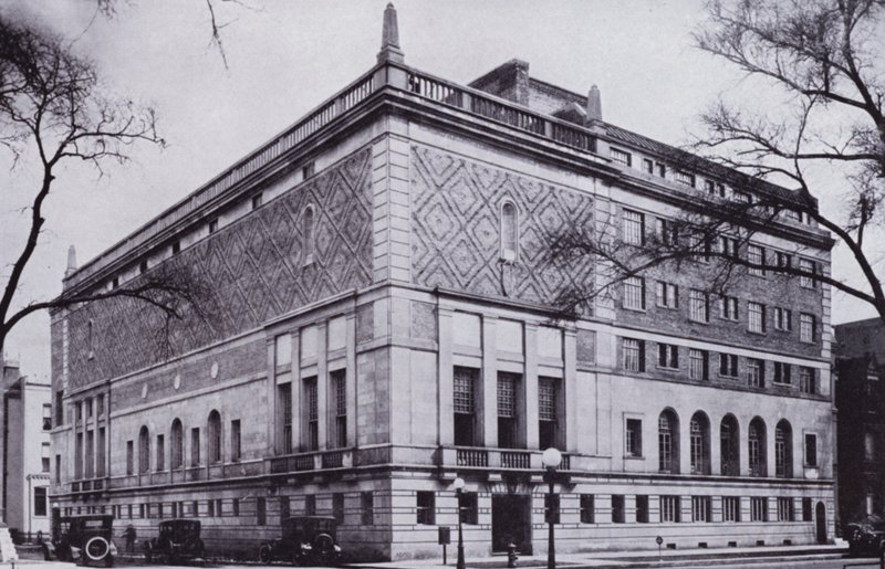 Chicago: The Racquet Club (černobílá fotografie) od American Photographer (after)
