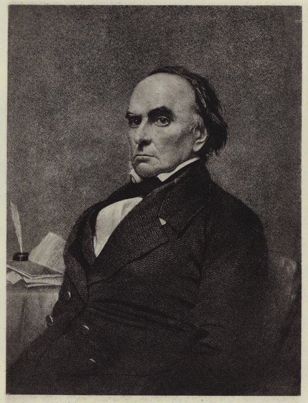 Daniel Webster (černobílá fotografie) od American Photographer (after)