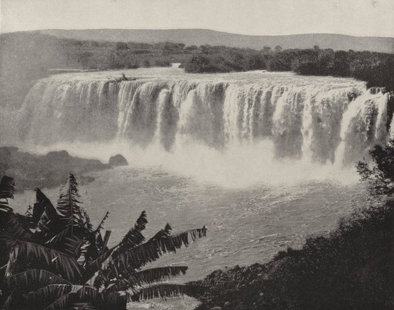 Falls of Juanacatlan (černobílá fotografie) od American Photographer (after)
