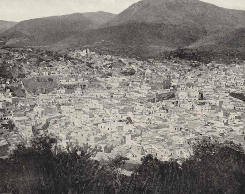 Guanajuato, Mexiko (černobílá fotografie) od American Photographer (after)