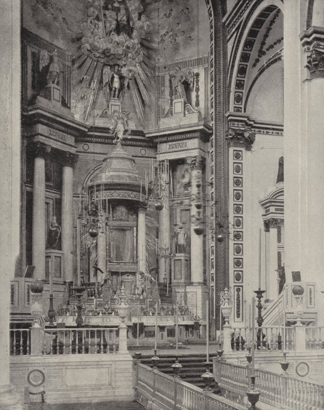 Interiér kostela Guadalupe (černobílá fotografie) od American Photographer (after)