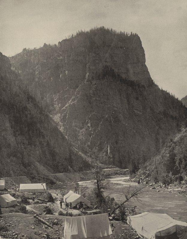 Chrám krále Šalamouna, Grand River, Colorado (černobílá fotografie) od American Photographer (after)