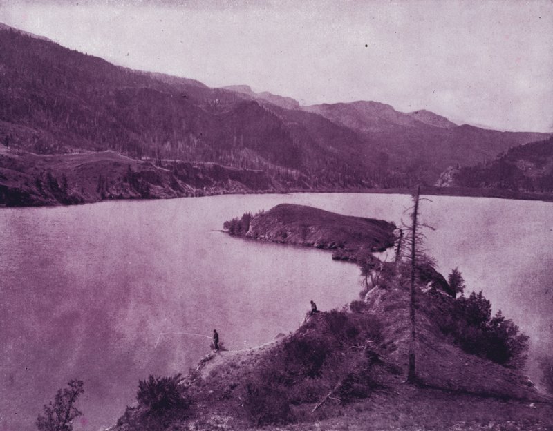 Jezero San Cristoval, v klínu pohoří Ouray, Colorado (černobílá fotografie) od American Photographer (after)