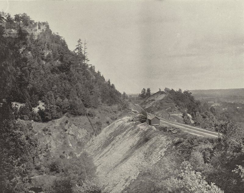 Lookout Mountain, poblíž Dundas, Ontario (černobílá fotografie) od American Photographer (after)
