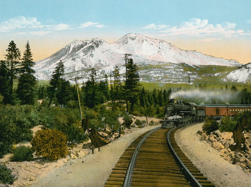 Mount Shasta z Point near Edgewood (foto) od American Photographer (after)