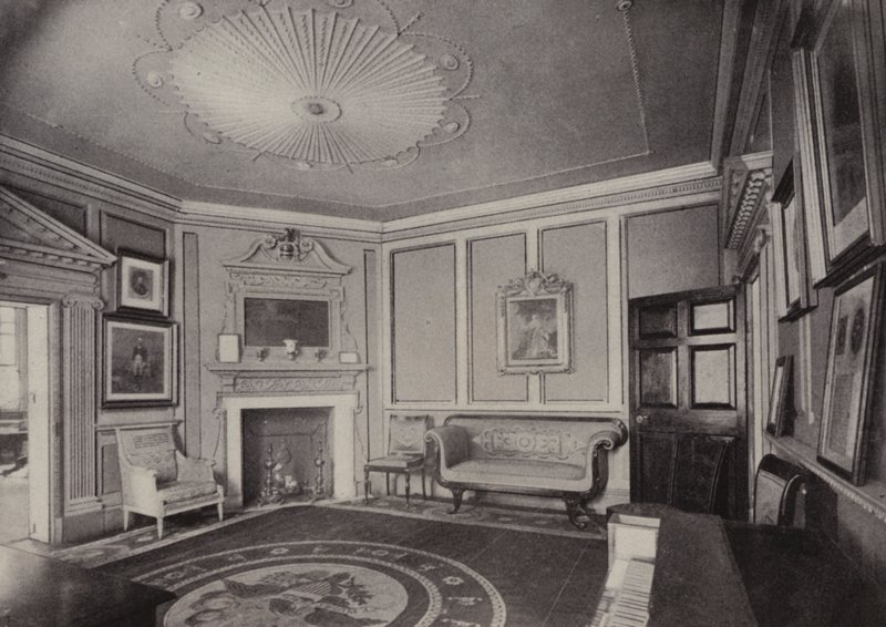Mount Vernon: West Parlor (černobílá fotografie) od American Photographer (after)