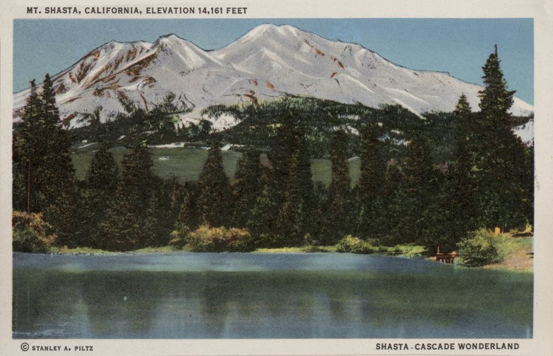Mt Shasta, Kalifornie, nadmořská výška 14 161 stop (foto) od American Photographer (after)
