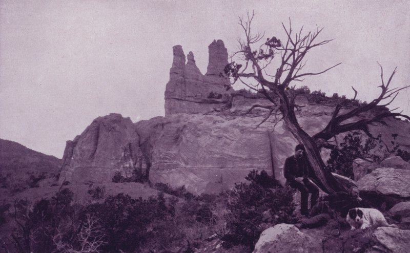 Kostel Navajo, poblíž Fort Wingate (černobílá fotografie) od American Photographer (after)