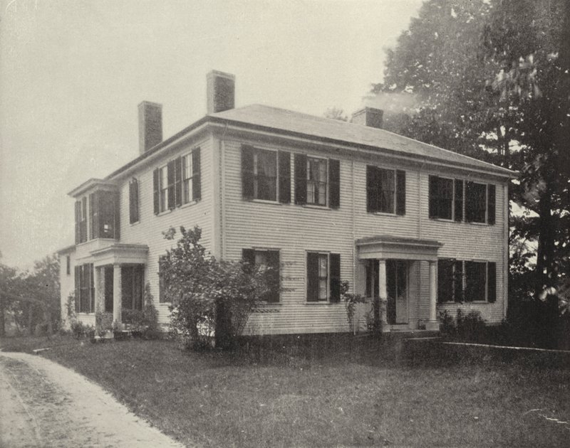 Old Emerson House, Concord, Massachusetts (černobílá fotografie) od American Photographer (after)
