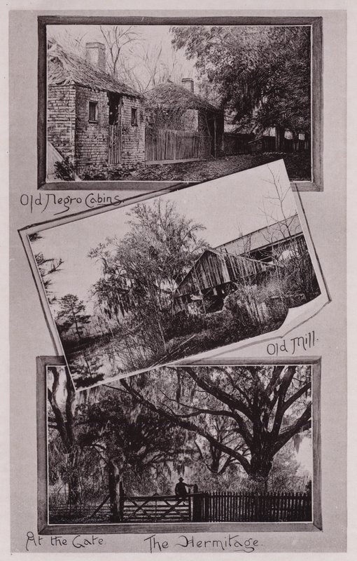Chatky starých otroků; Starý mlýn; U brány; Ermitáž (černobílá fotografie) od American Photographer (after)