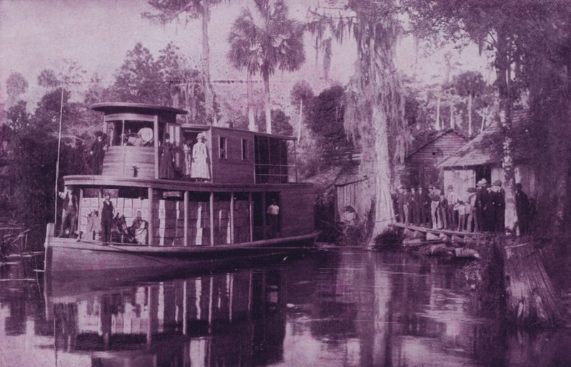 Na řece Ocklawaha na Floridě (černobílá fotografie) od American Photographer (after)