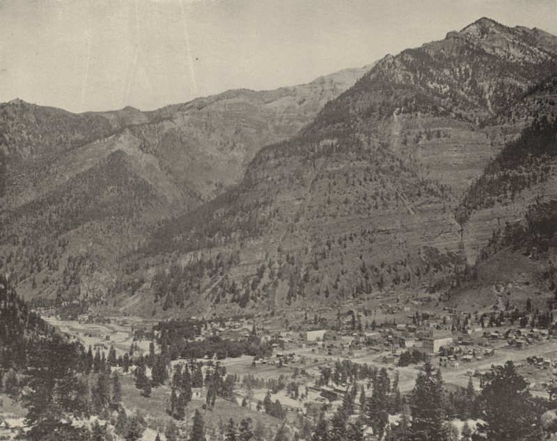 Ouray, Colorado (černobílá fotografie) od American Photographer (after)