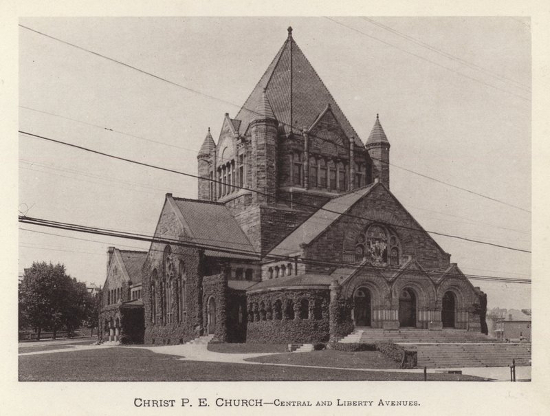 Pittsburgh: Christ PE Church, Central and Liberty Avenues (č/b foto) od American Photographer (after)