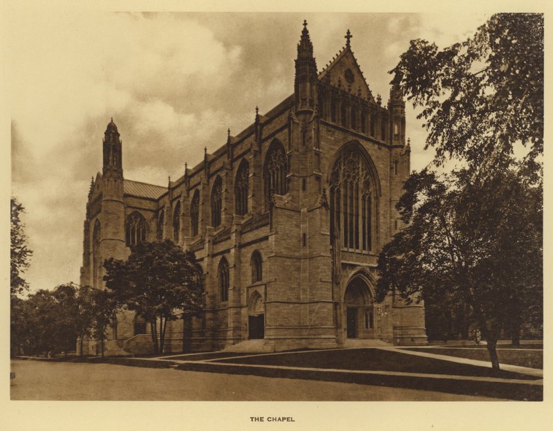 Princeton University: The Chapel (černobílá fotografie) od American Photographer (after)