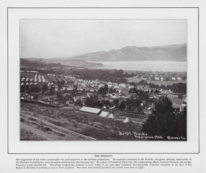 San Francisco: The Presidio (černobílá fotografie) od American Photographer (after)