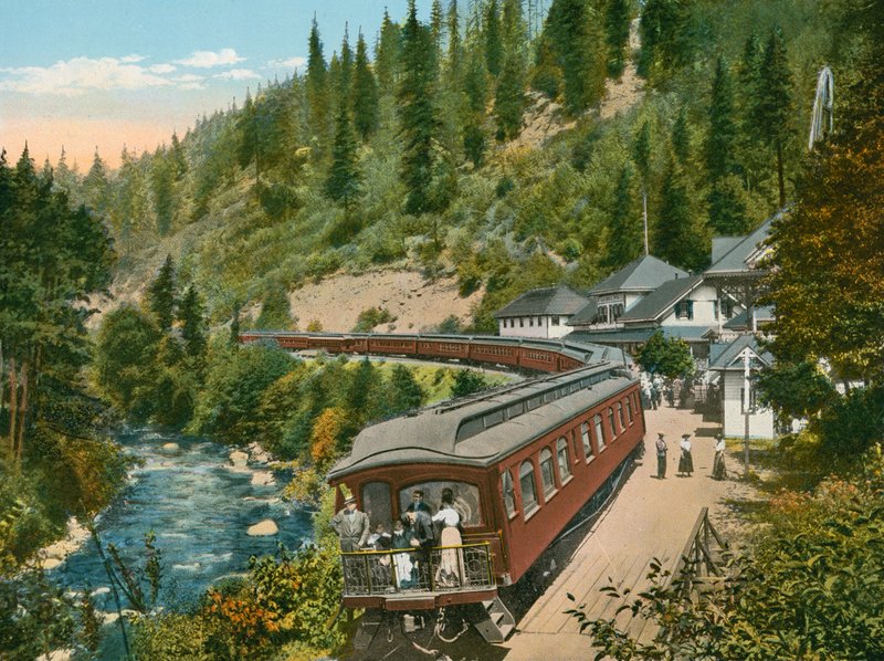 Shasta Springs, Kalifornie (foto) od American Photographer (after)